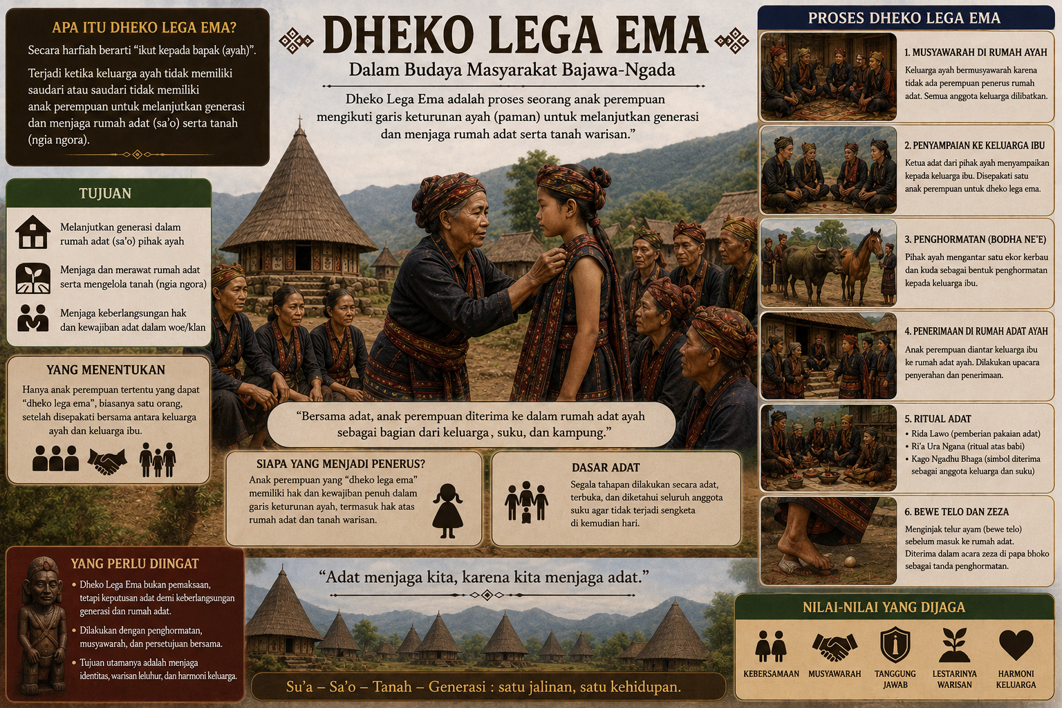 Dheko Lega Ema: Menjaga Keturunan dalam Masyarakat Bajawa