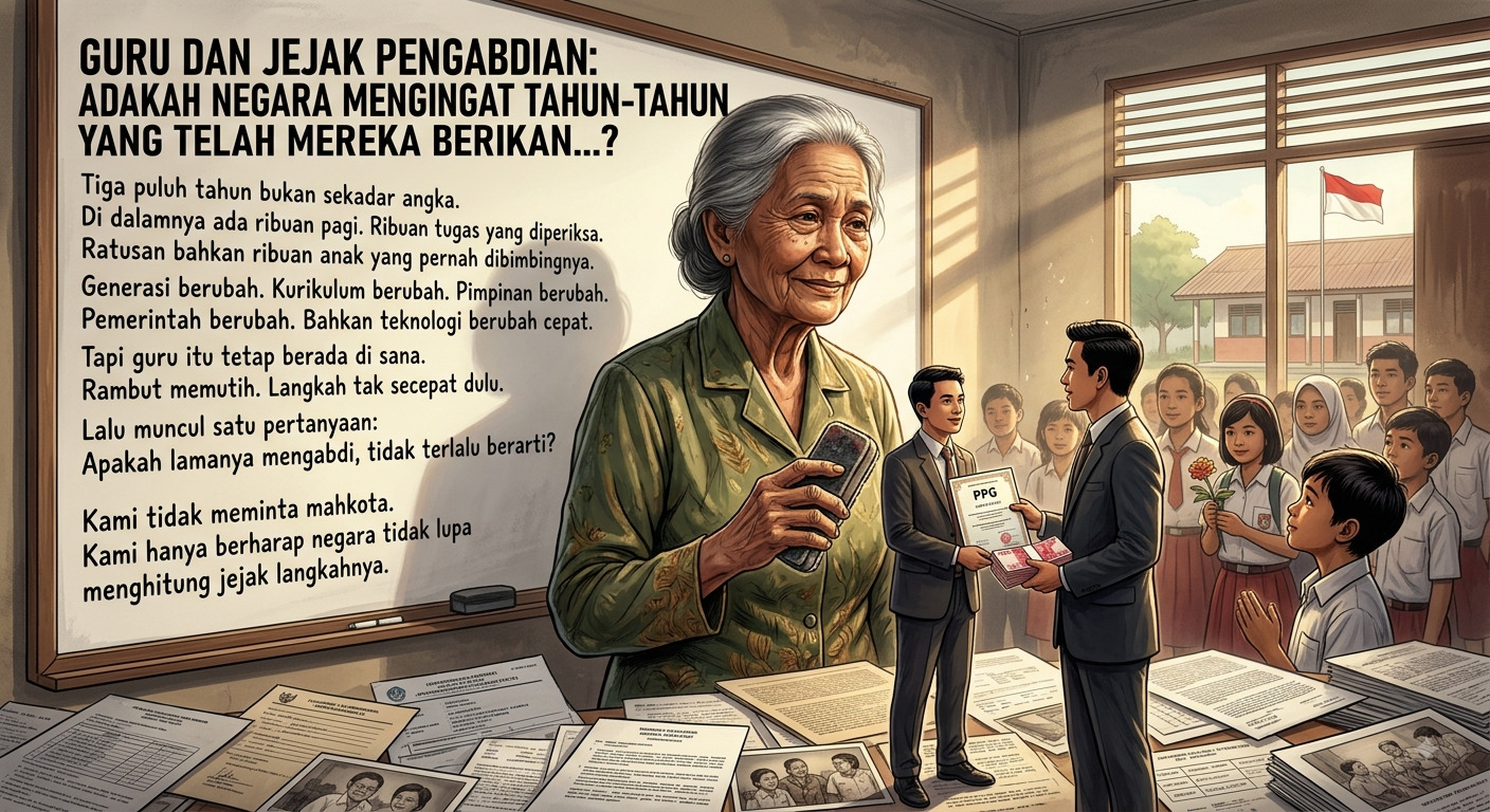 Jejak Pengabdian Guru dan Perhatian Negara