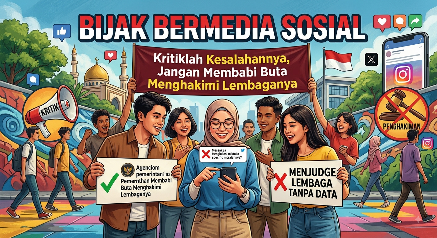 Kritik Oknum, Jaga Marwah Lembaga di Medsos