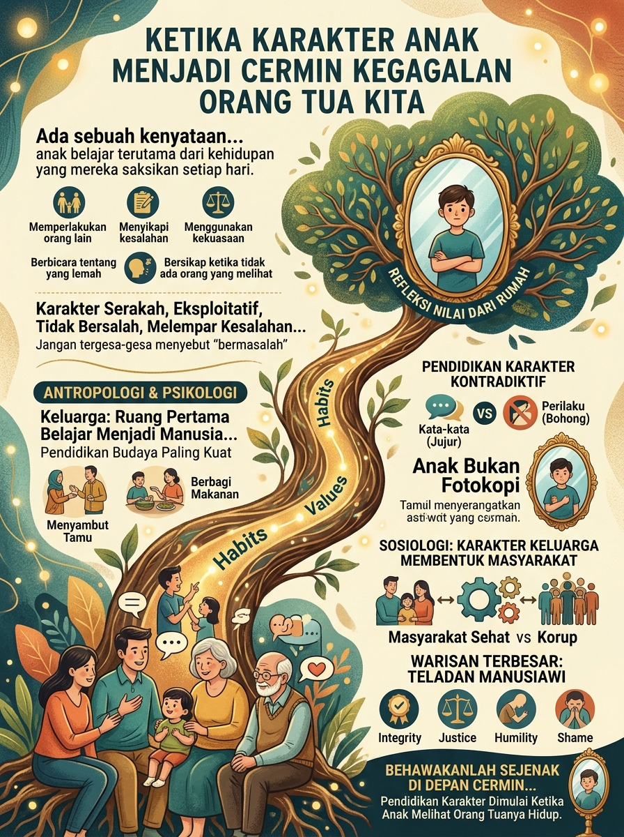 Ketika Karakter Anak Menjadi Cermin Kegagalan Orang Tua