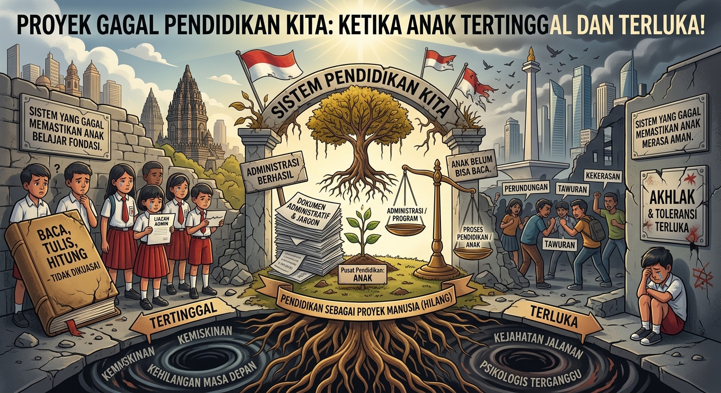 Proyek Gagal Pendidikan: Ketika Anak Tertinggal dan Terluka!