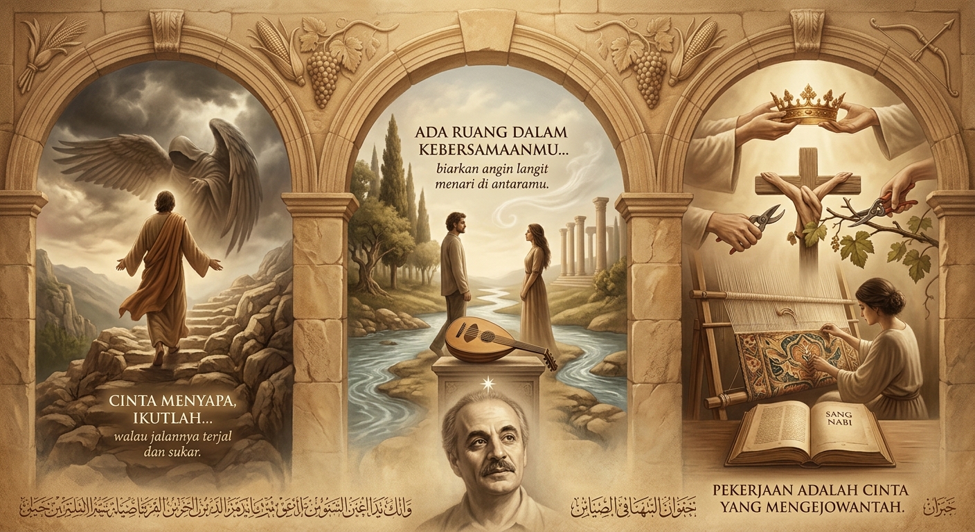 Kahlil Gibran: Menyelami CINTA dalam Realitas Kebebasan