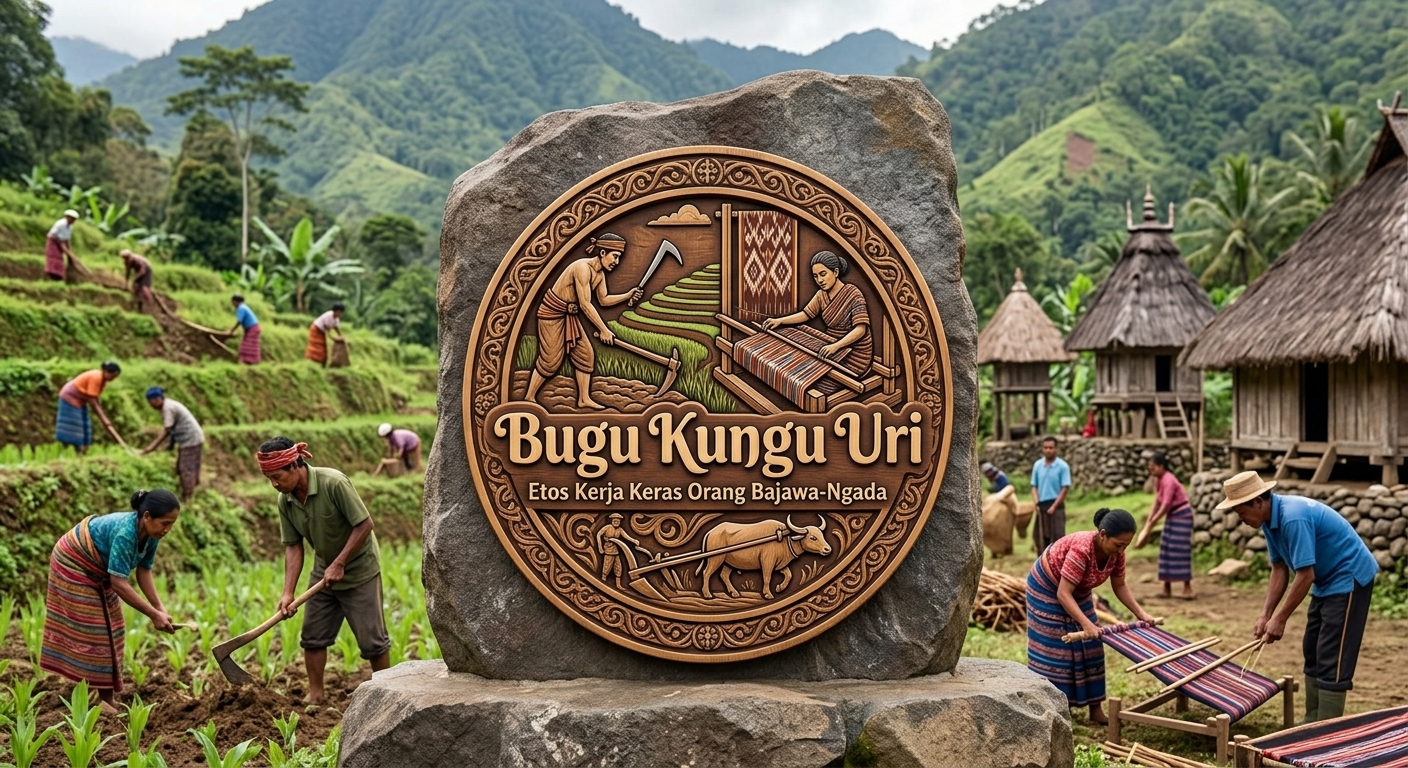Bugu Kungu Uri Logo: Etos Kerja Keras Orang Bajawa-Ngada