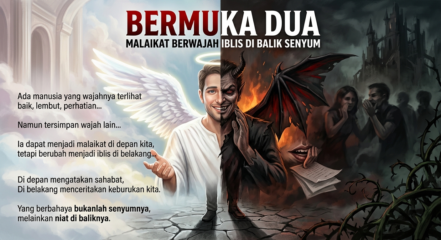 Bermuka Dua: Malaikat Berwajah Iblis di Balik Senyum
