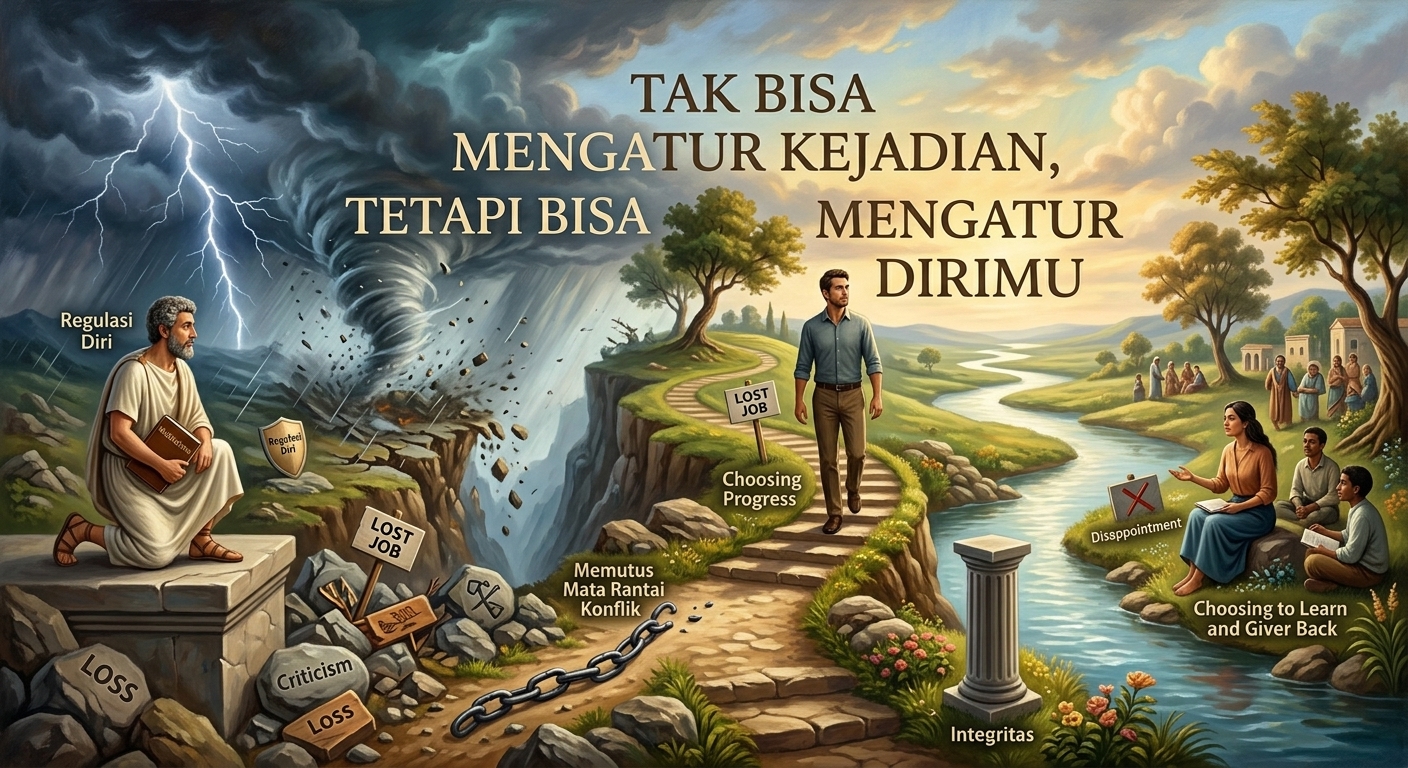 Tak Bisa Mengatur Kejadian, Tetapi Bisa Mengatur Dirimu