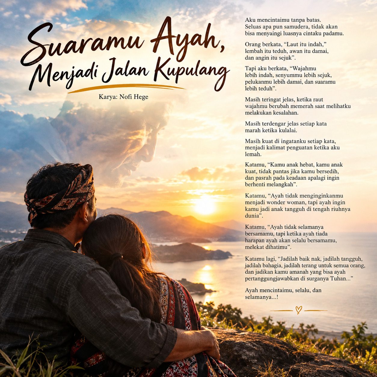 Suaramu Ayah, Menjadi Jalanku Pulang